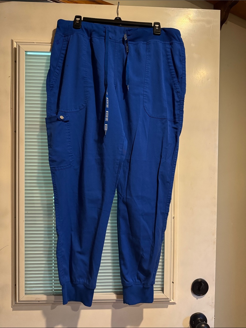 Med Couture Royal Blue Jogger Track Pants